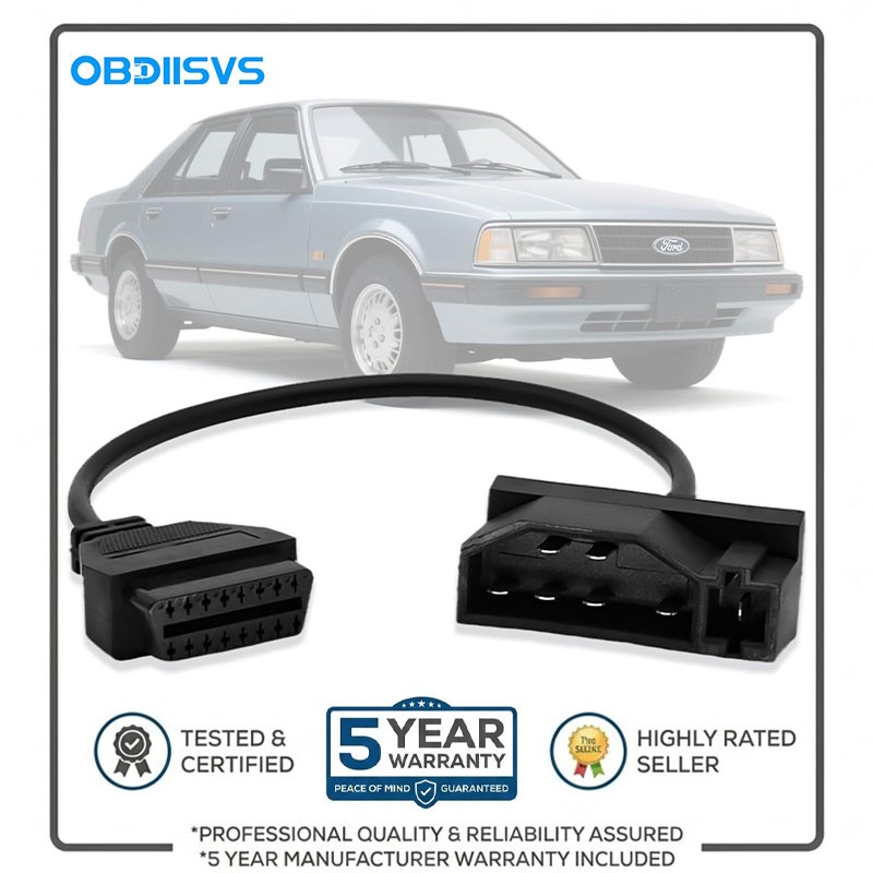 OBDIISVS 8Pin to 16Pin OBD2 Adapter for Polaris RZR Ranger Sportsman Diagnostic