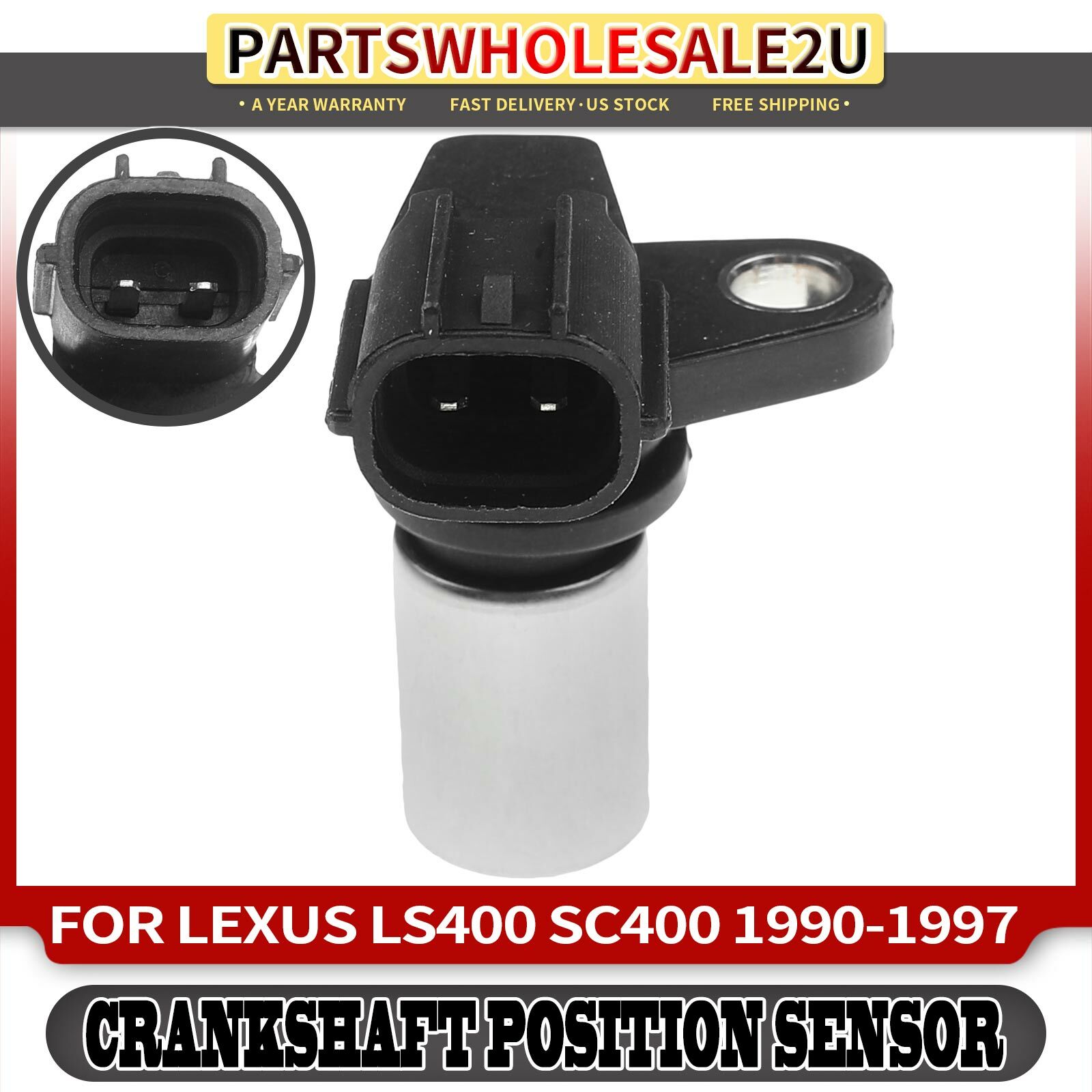 Crankshaft Position Sensor for Lexus LS400 1990-1997 SC400 1992-1997 9091905002