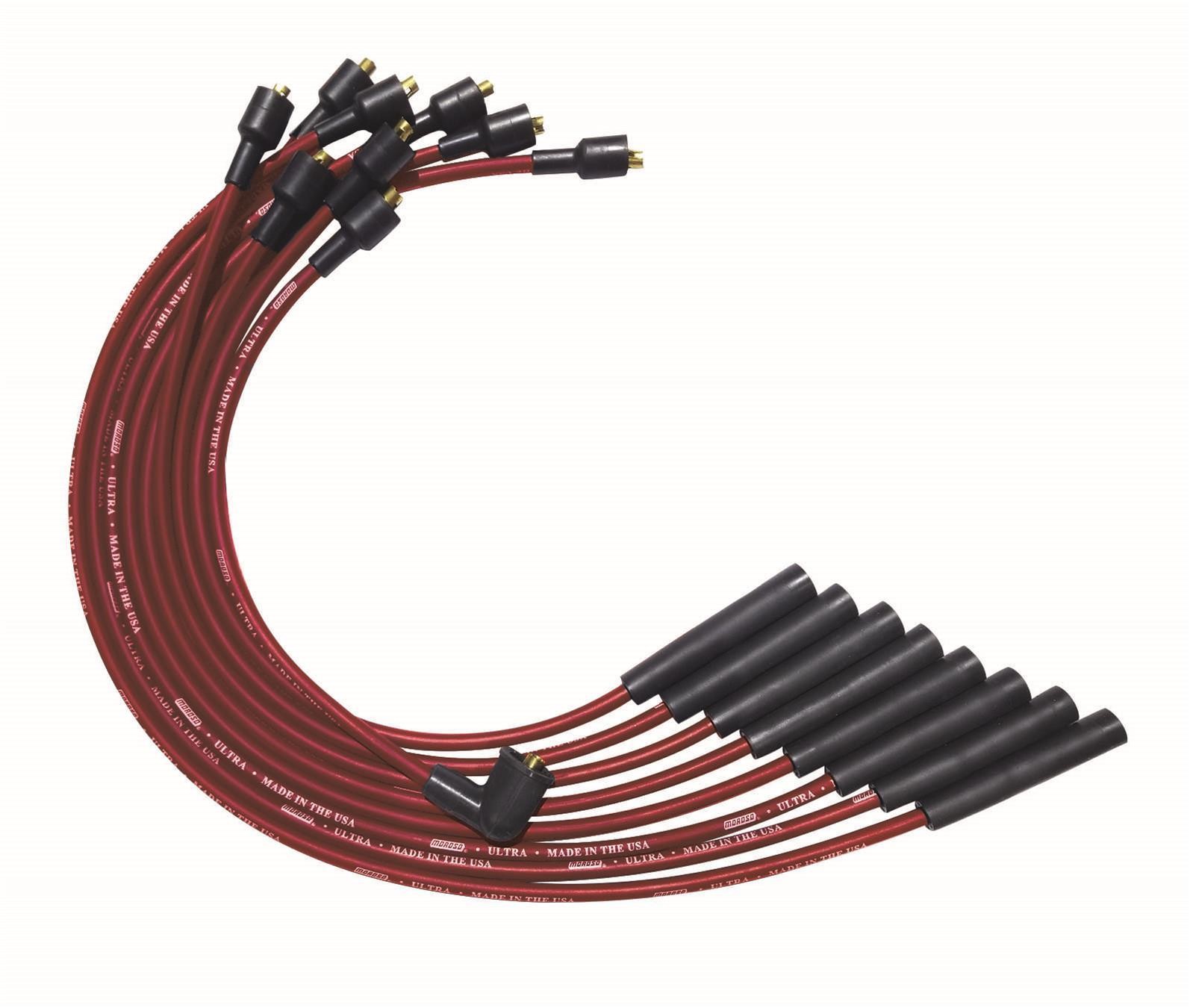 Moroso for SB Chrysler Mopar 273/318/340/360 Str Plug Boots Non-HEI Ultra Spark