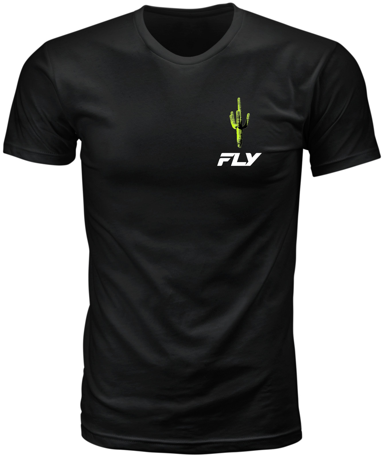 FLY RACING - Desert Tee Black Lg | 354-0412L