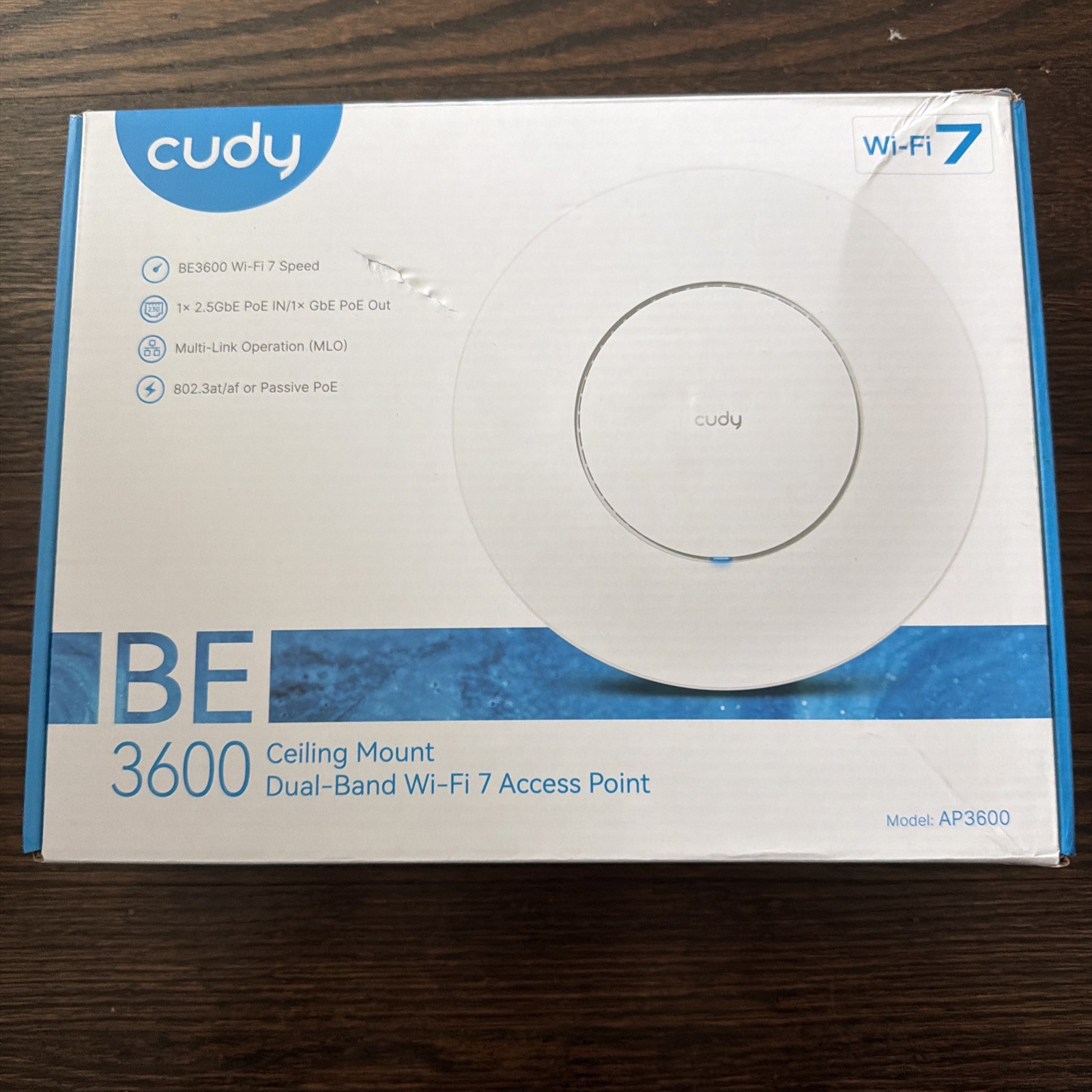 BE3600 Dual Band Ceiling Mount Wi-Fi 7 Wireless Access Point, 4-Stream, 2.5G ...