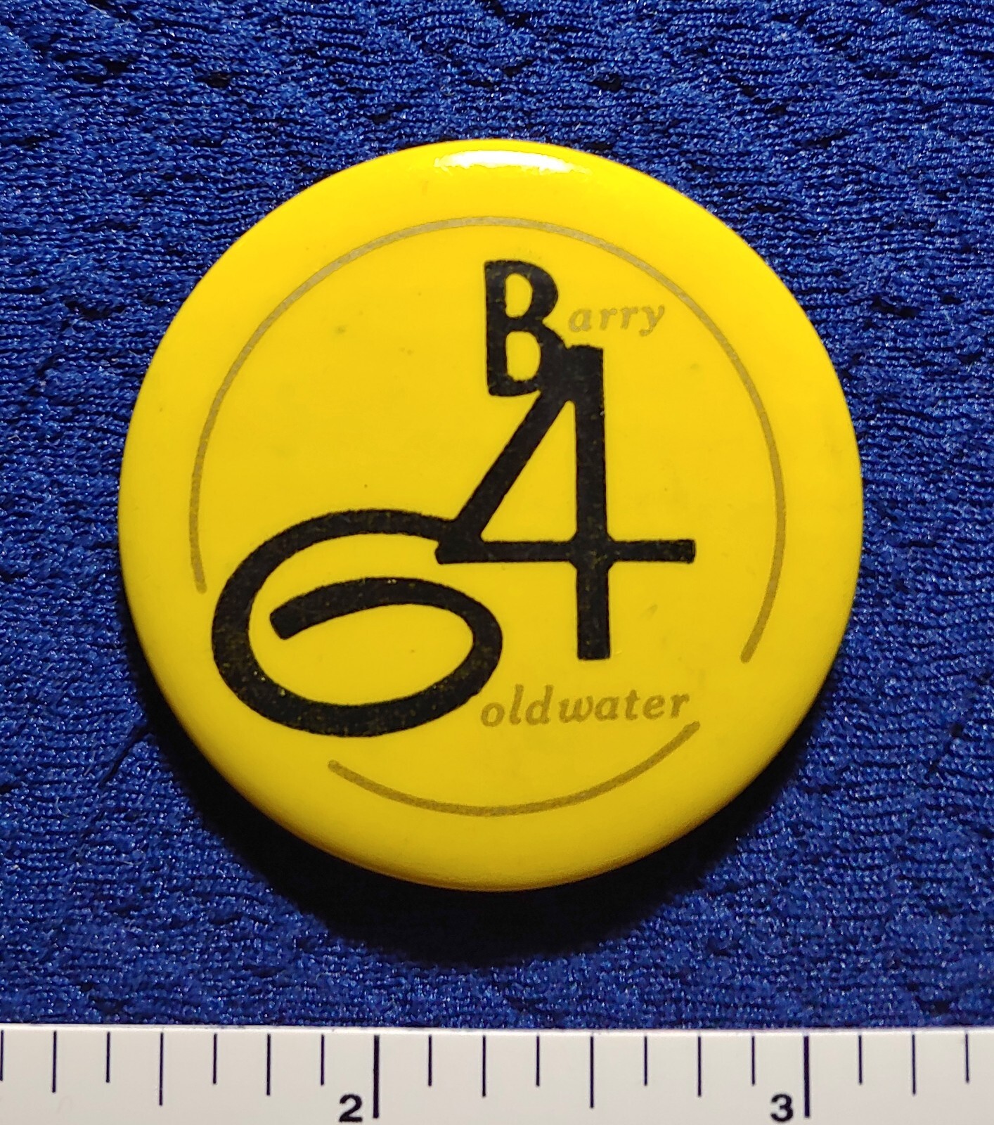 CREATIVE GOLDWATER 1964 REPUBLICAN PRESIDENT POLITICAL PINBACK BUTTON