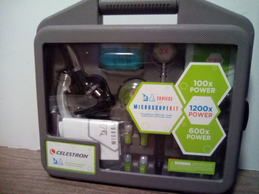 Celestron 28-Piece Kids Microscope Kit – Ideal for Ages 8+ | Educational STEM