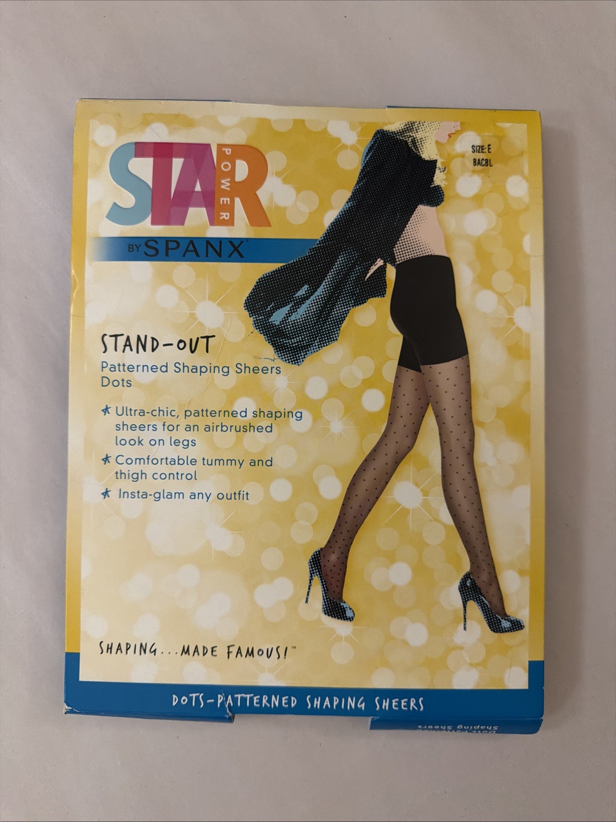 Stand-Out Shaping Sheers by SPANX -BLACK - Size E - Brand New