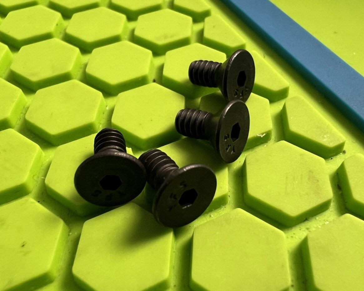 NEW PLANET ECLIPSE LV1.6 SHORTY GRIP BLACKOUT SCREWS - SET OF (4) - SHORT LV 1.6