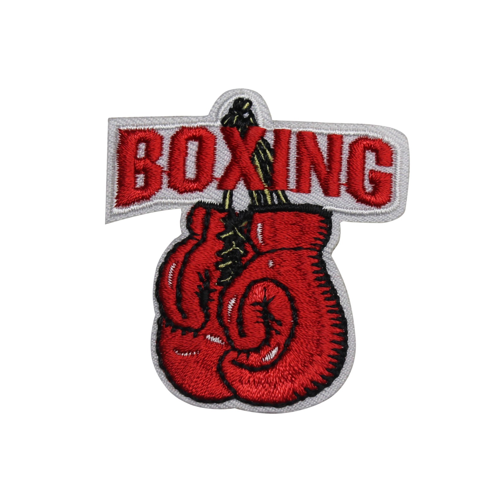 Boxing Embroidered Iron On Patch - Gloves Boxer Boys Girls Kids Scouts 92-B