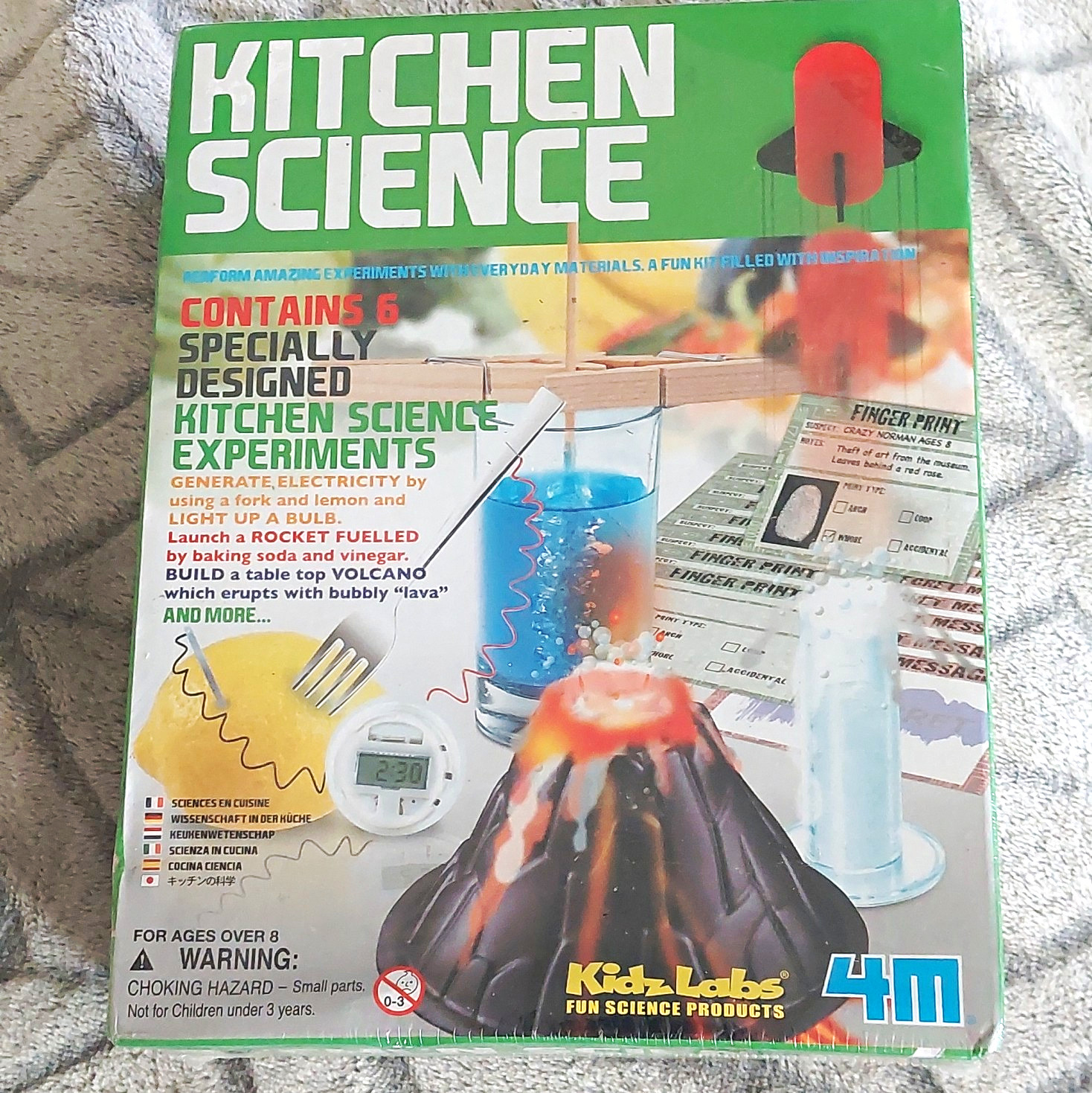 4M KidzLabs Kitchen Science Educational Experiment Kit Ages 8+ 3806WM