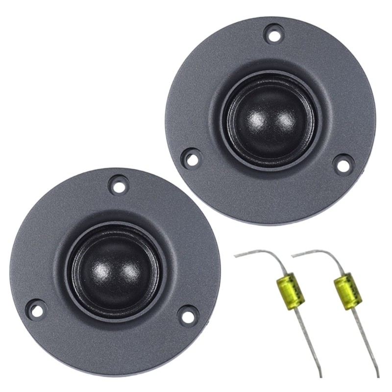 3inch 30W Silk Film Magnets Domes Tweeter Speaker Set for High Claritys Sound