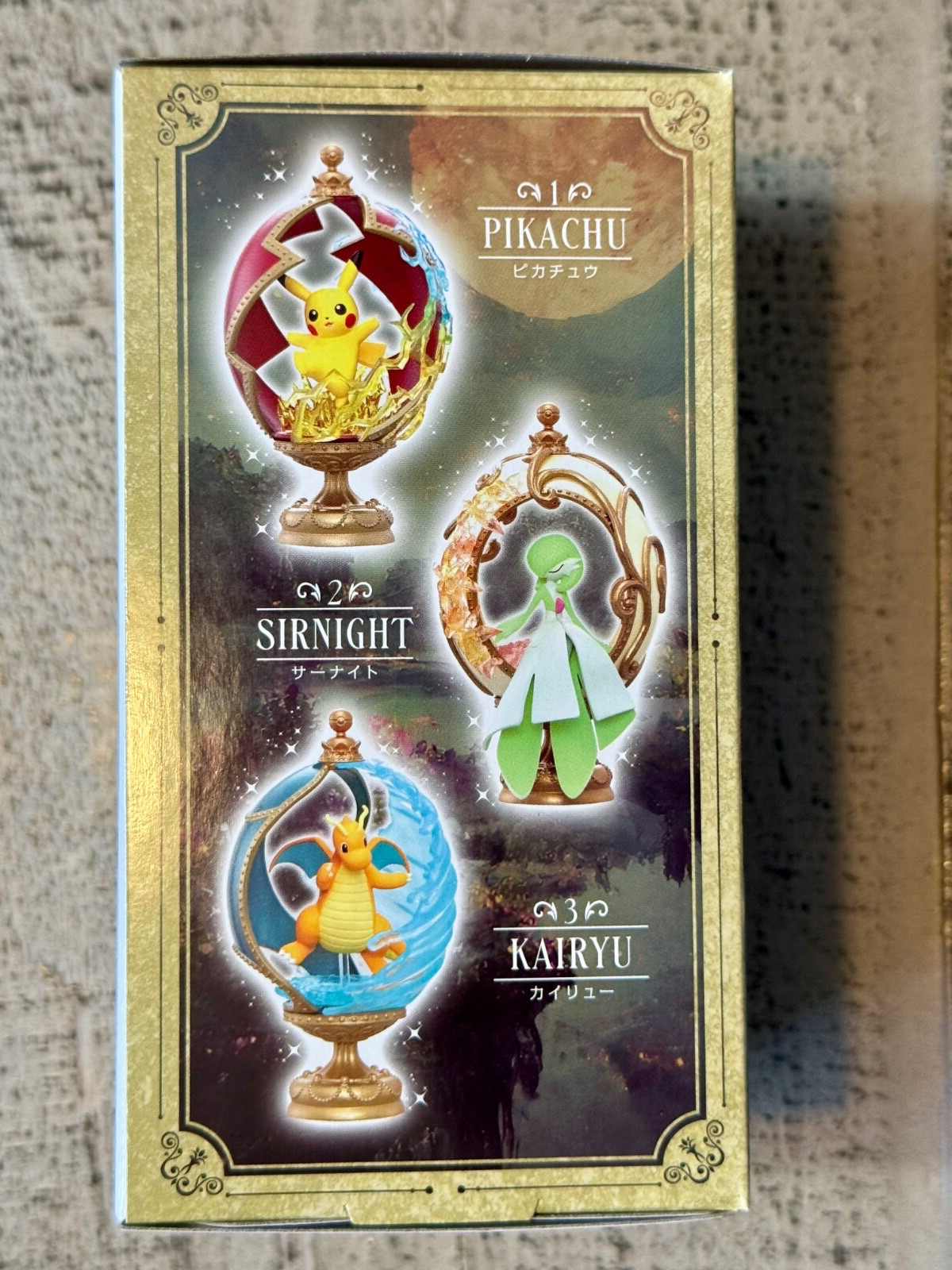 Pokemon OVALTIQUE COLLECTION Gardevoir Re-Ment Mini Statue Pikachu Mimikyu Kirli
