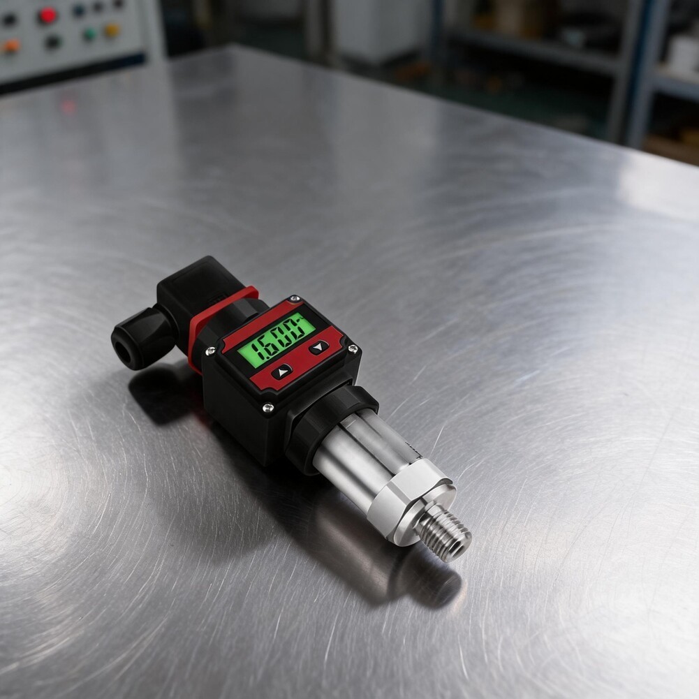 Digital 4-20mA Pressure Transmitter LCD 0-145PSI 0-435PSI for Fire Protection