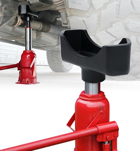 Jack Axle Adapter Lifting Saddle Compatible With Bottle Floor Jack 4INCH Black