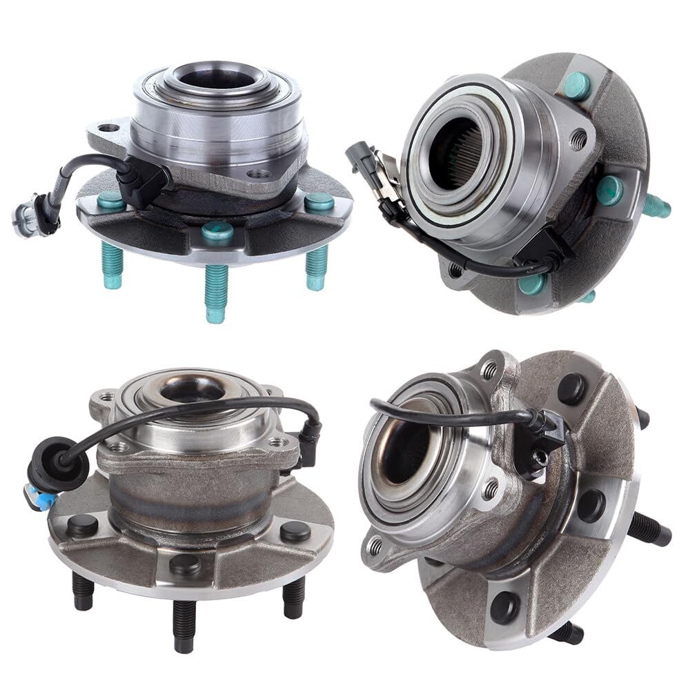 4pcs F&R Wheel Bearing Hub 513189 Equinox 05-06 Torrent 06 Vue 02-07 ABS 5Lug