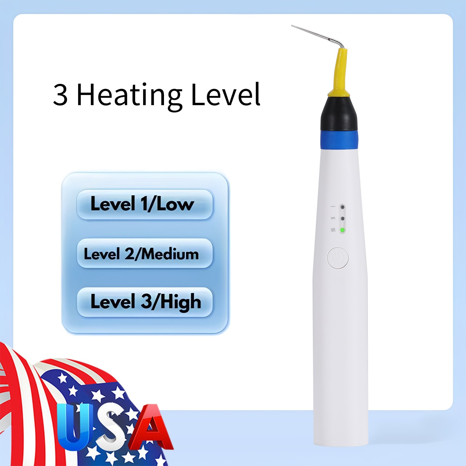 Dental Gutta Percha Obturation Endo Heated Pen +2 Tips po
