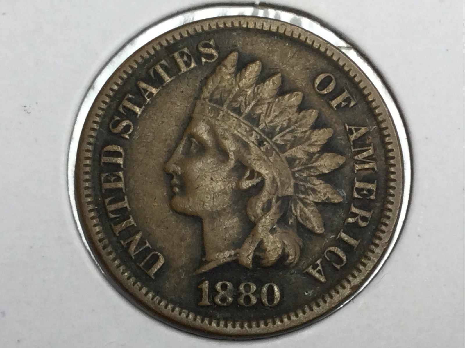 1880 & 1881 Indian Cent in very fine pair