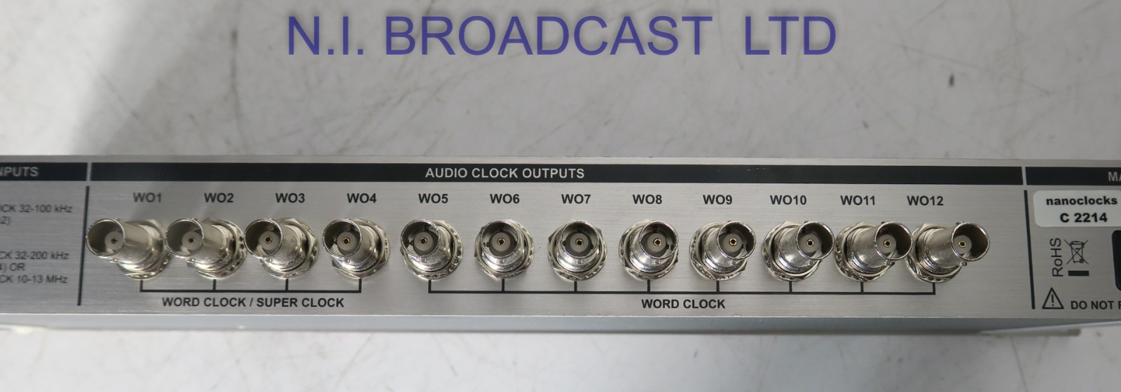 Rosendahl nanoclocks digital audio clock server