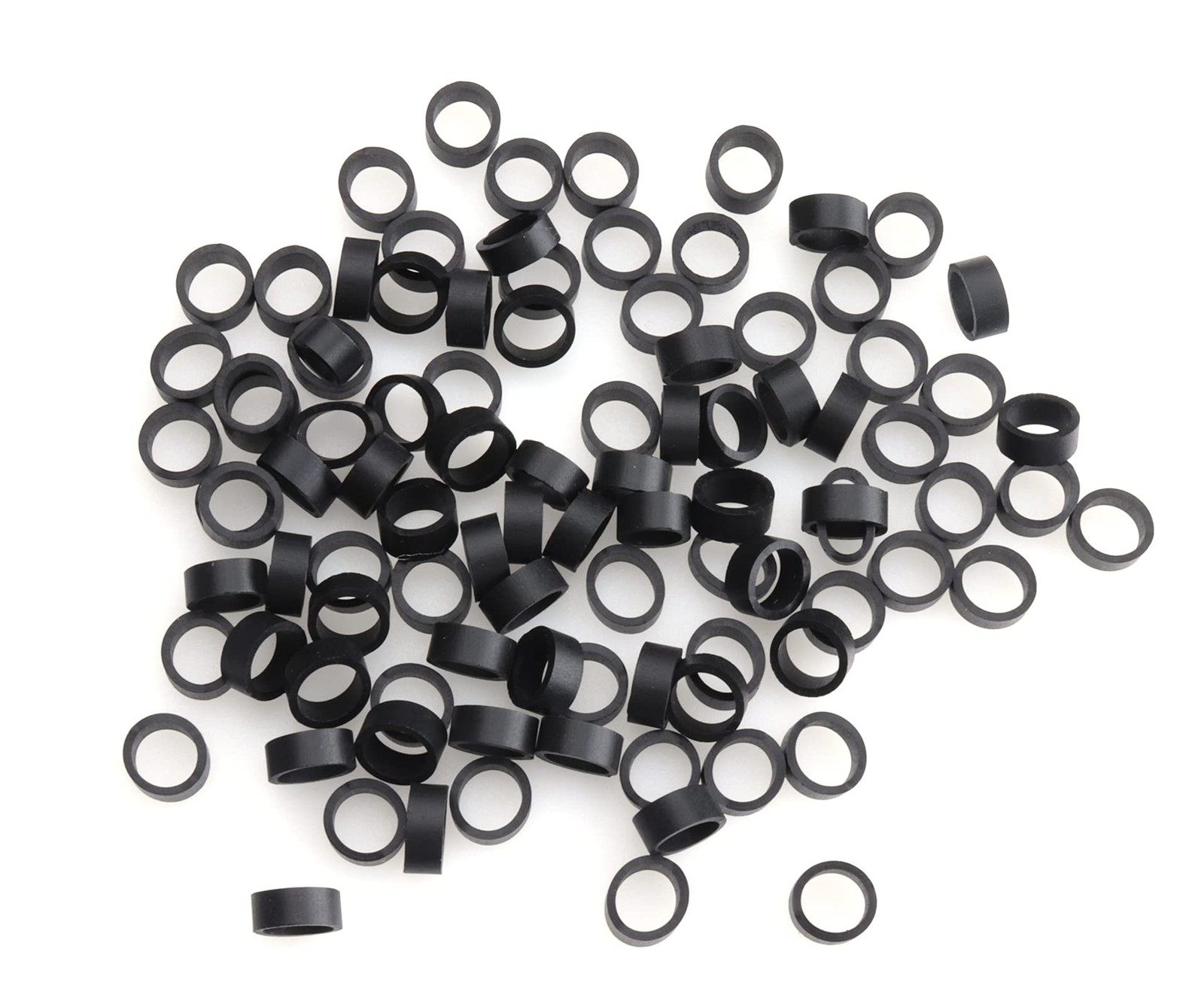 200 Pcs Silicone Cable Ties 12 MM OD Reusable Rubber Bands for Wire Cord Cabl