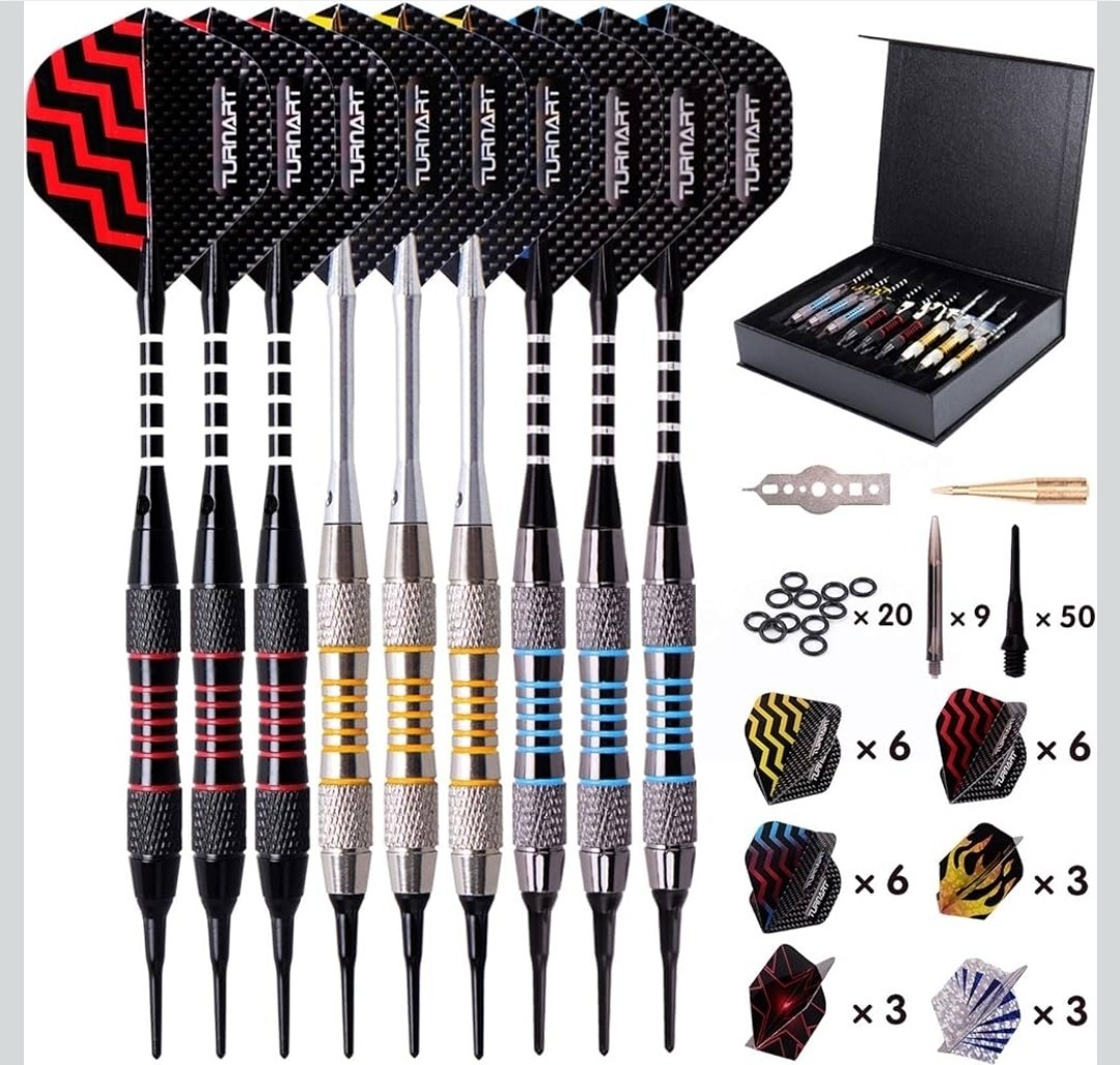 Darts Plastic Tip - Professional Soft Tip Darts Set for Electronic Dartboard ...