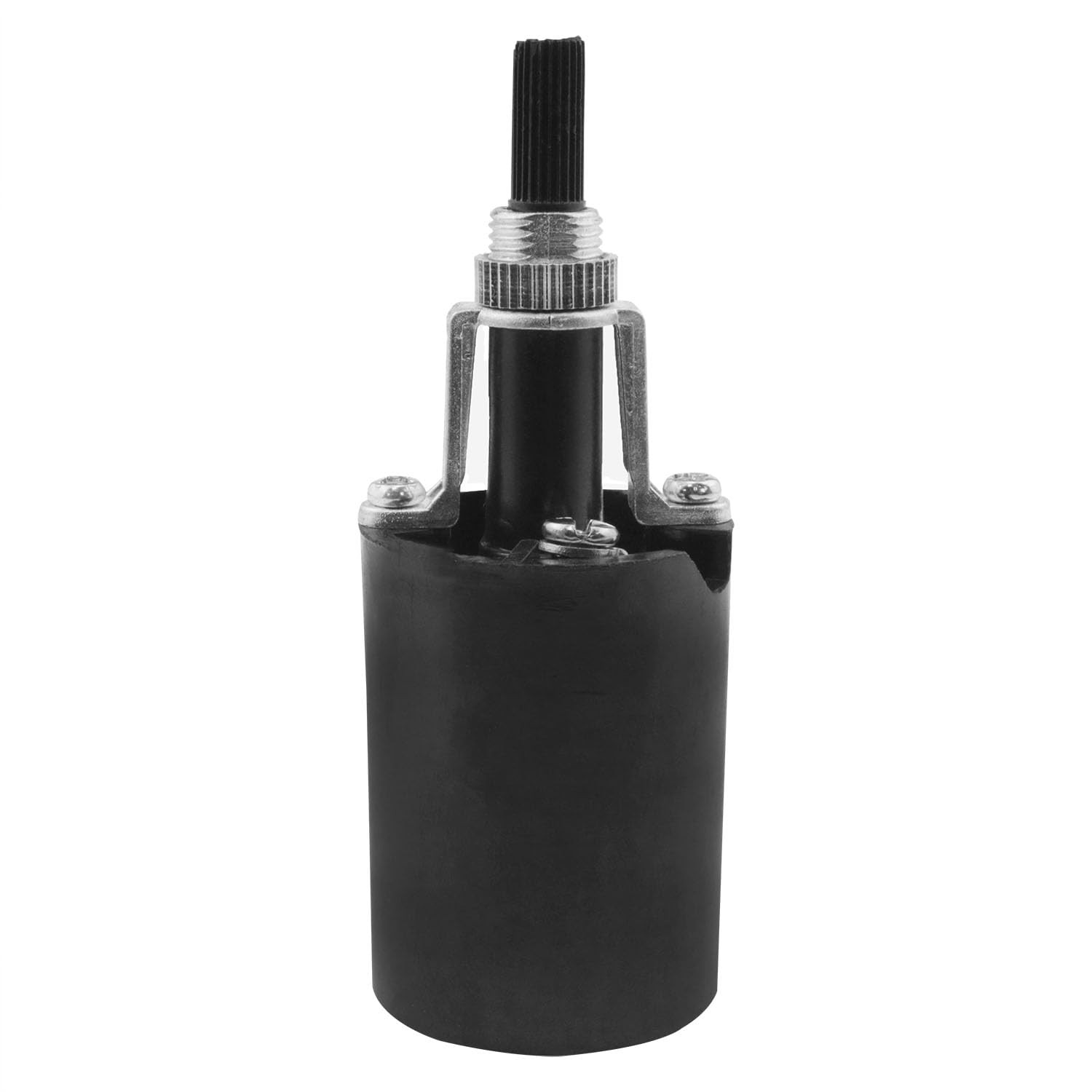 PIYANYO Black E26 Button Switch On/Off Lamp Socket, Rotatable Knob,