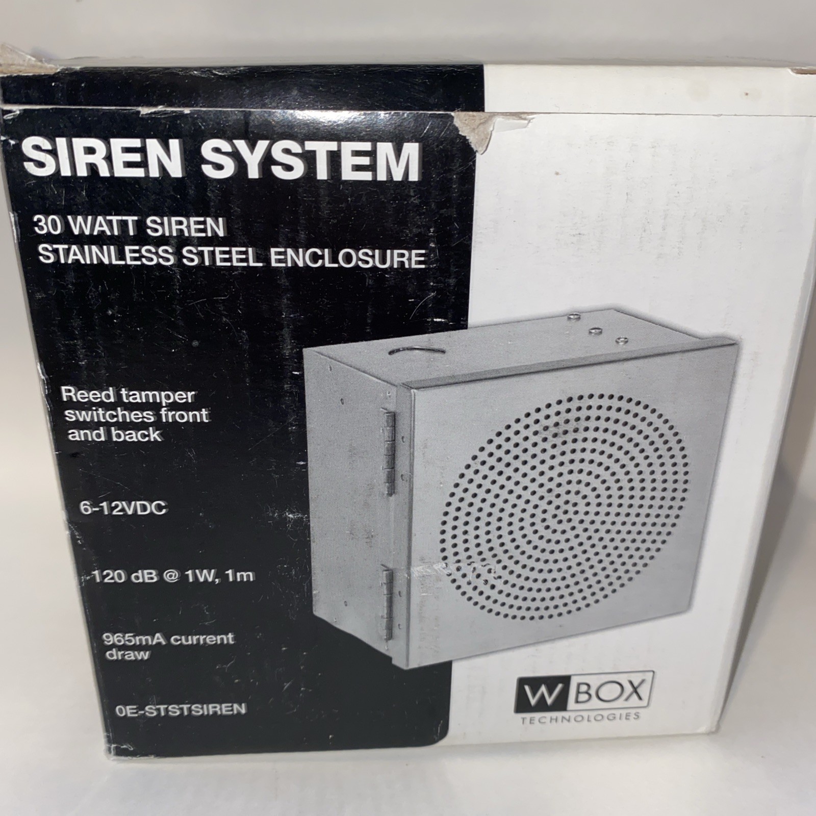 ADI PRO WBOX 0E-STSTSIREN 30W Dual Tone Stainless Steel Siren FAST SHIPPING