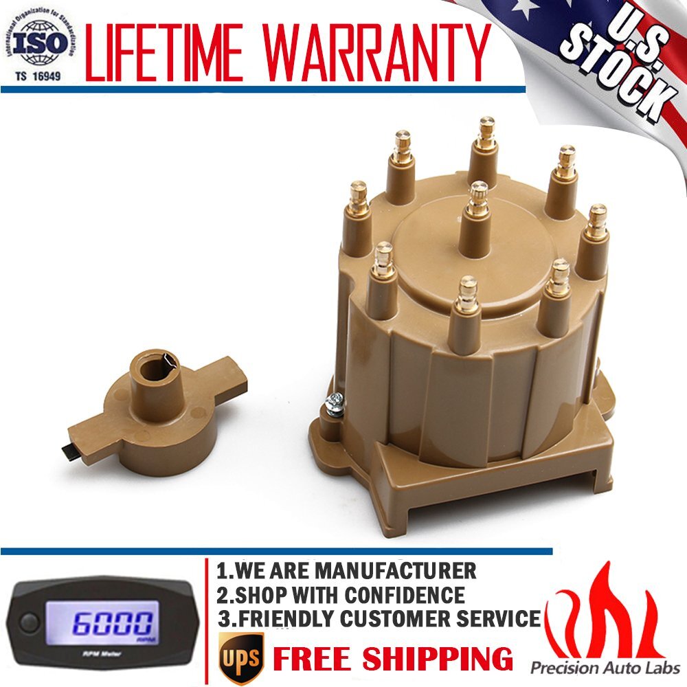 Distributor Cap Rotor Button Kit For Chevy Pontiac GMC 305 350 454 5.7L 5.0L V8