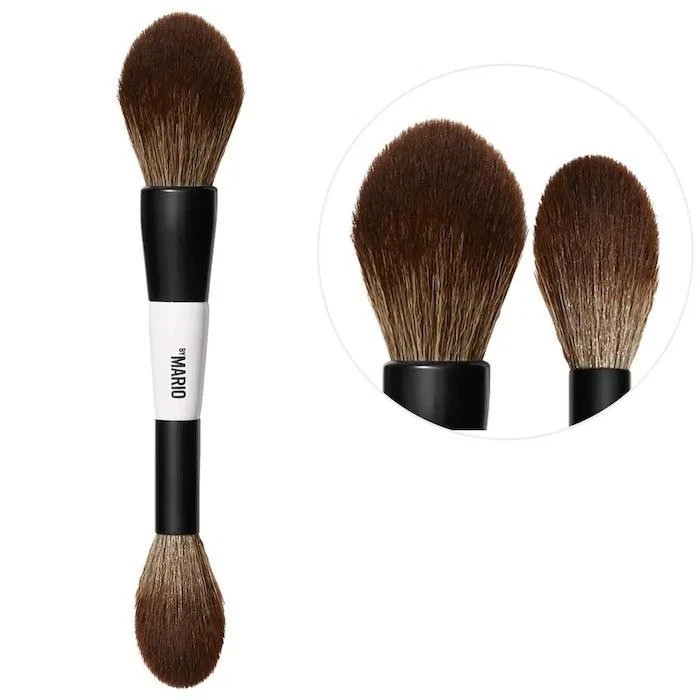 Makeup By Mario F2 Dual-Ended Powder/Contour/Blush Brush Fast delivery