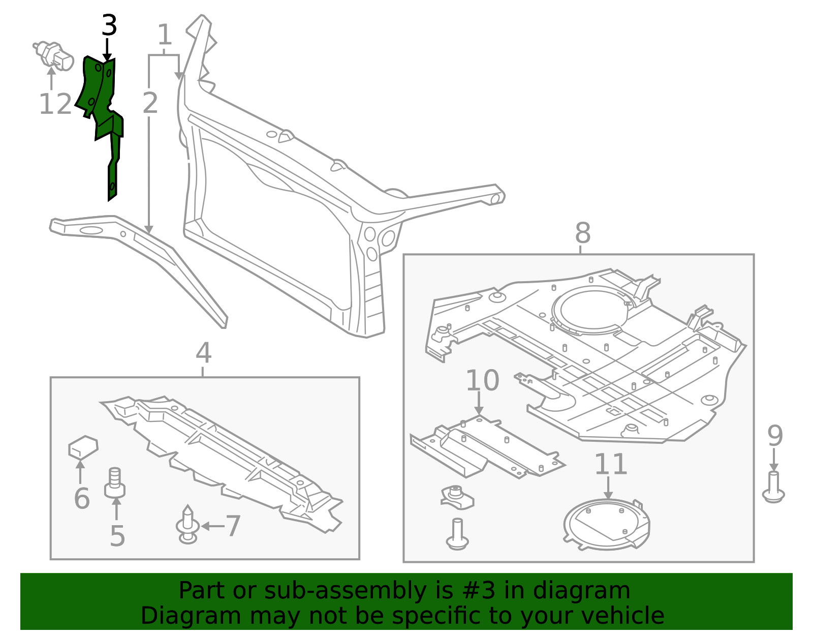 Genuine Ford Air Deflector AE5Z-8310-A