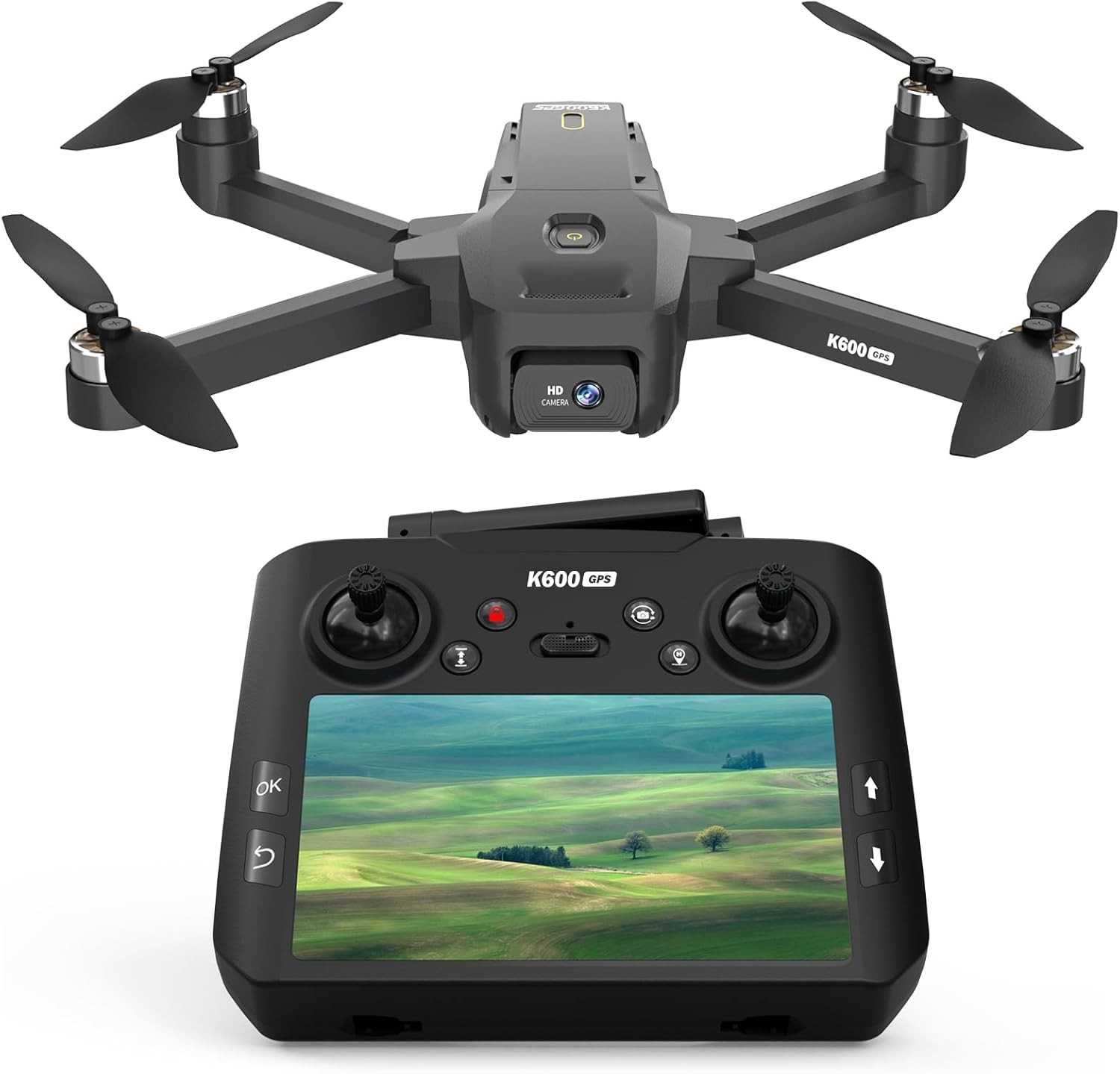 GPS Drone with HD Camera LCD Controller Follow Me Auto Return Under 249g