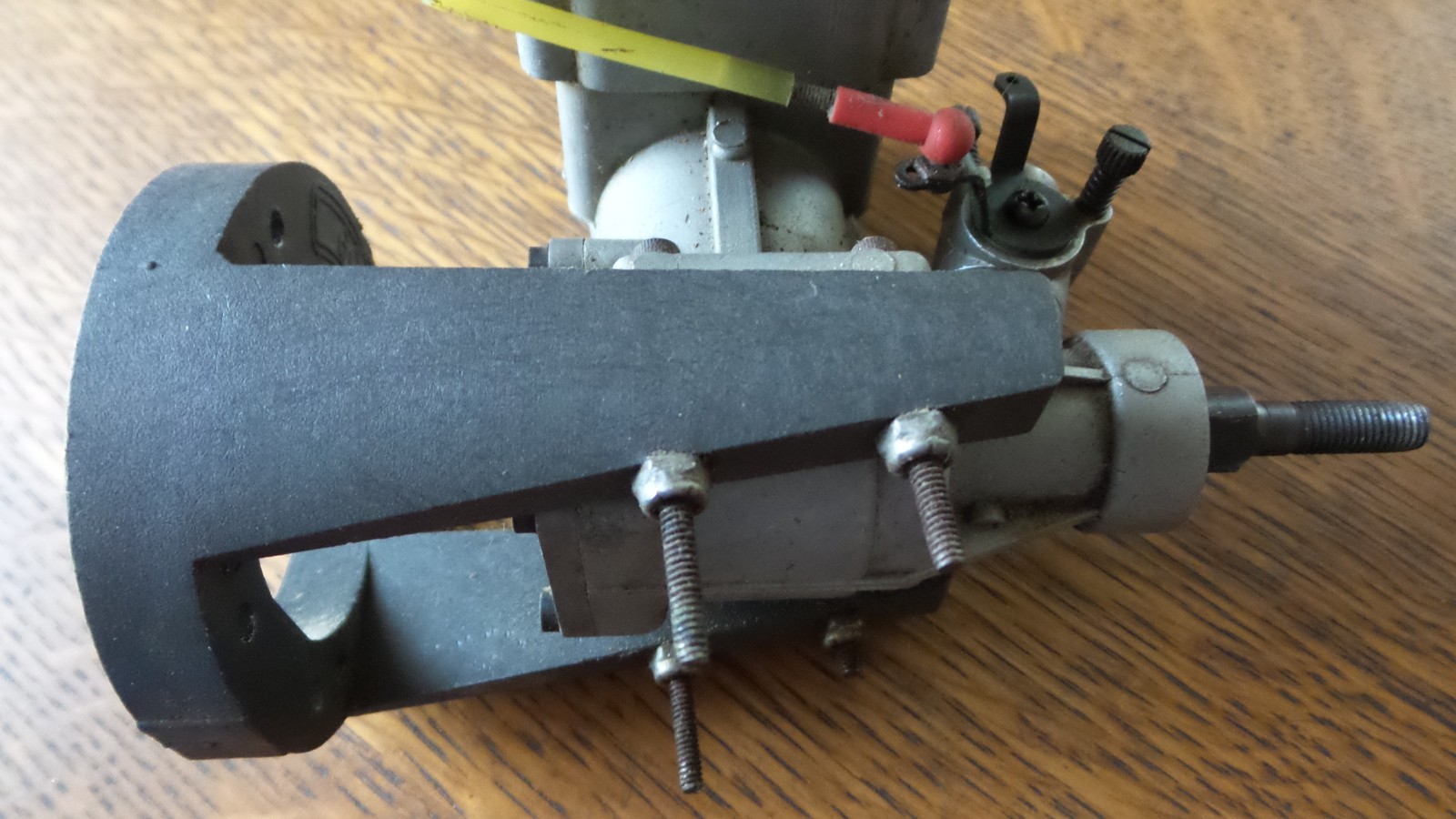 Enya Max OS 50 Model Airplane Engine with Muffler & Mounting Bracket