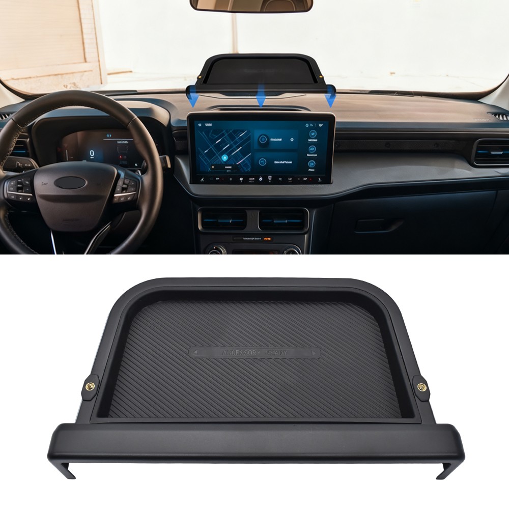 For Ford Maverick 2025-2026 Car Hidden Screen Behind Storage Box Tray Organizer