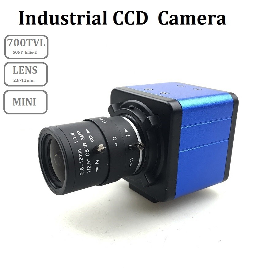 CCTV 700TVL CCD 1/3 Sensor Effio-E  OSD Menu Mini Box Industrial Analog Camera