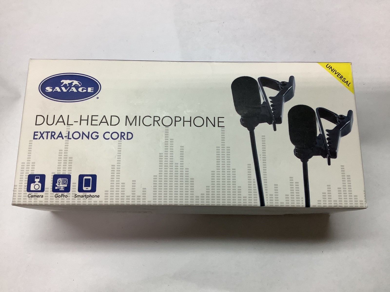 Savage Dual Head Clip On Microphone  Case