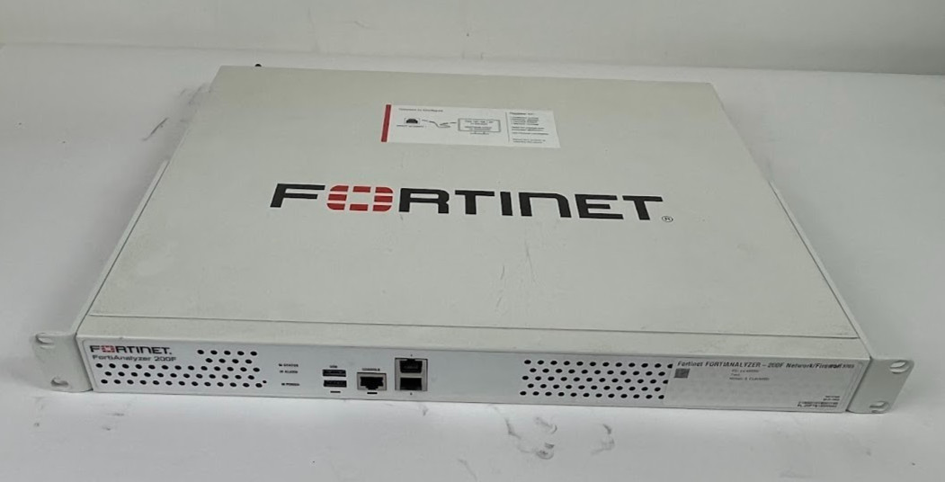 Fortinet FortiAnalyzer 200F 1U Security Appliance Tested Claimed 1x 460W PSU