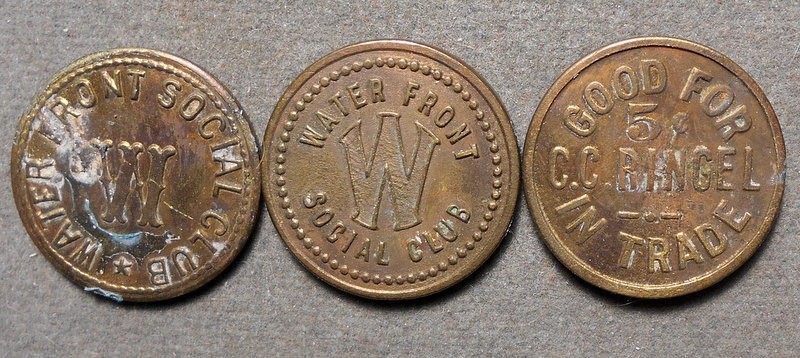 3 Portland OR: G.C. Ringel, 119 North Jersey – 5c + 2- White Front Social Club –