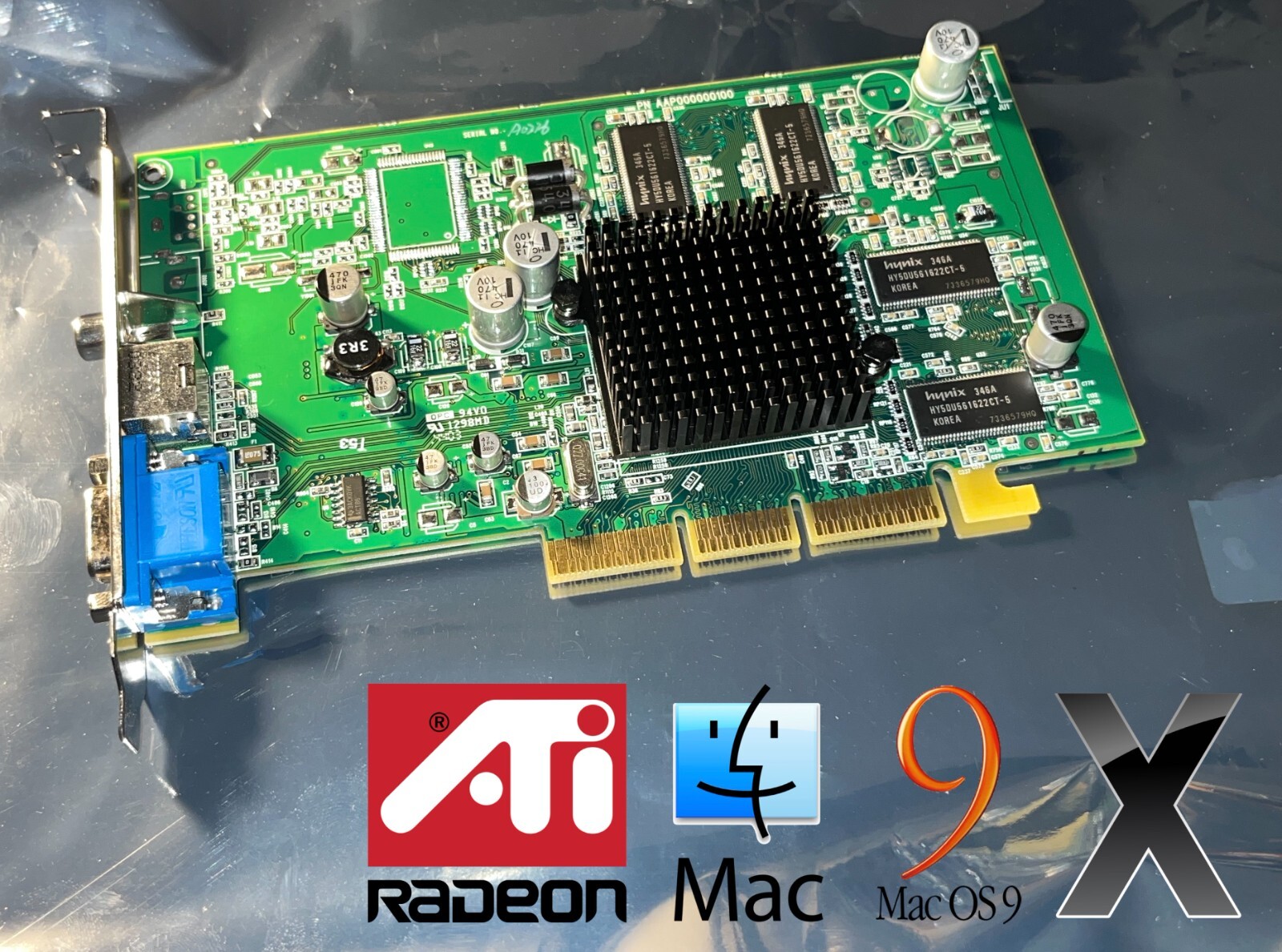  ATI Radeon 9200 128MB AGP VGA TV S-Video Video Card Apple Power Mac G4