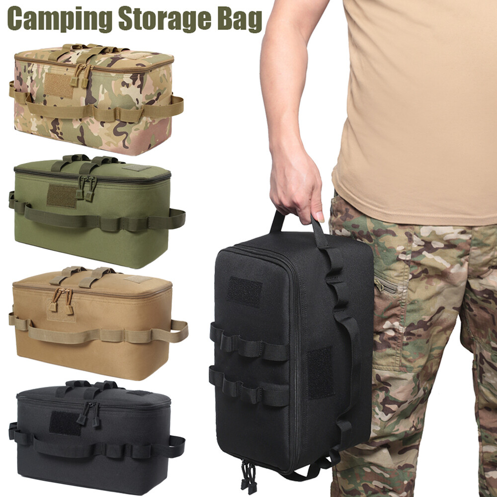 Tactical Duffle Storage Bag Outdoor Utility Tote Bag Camping Cookware Organizer