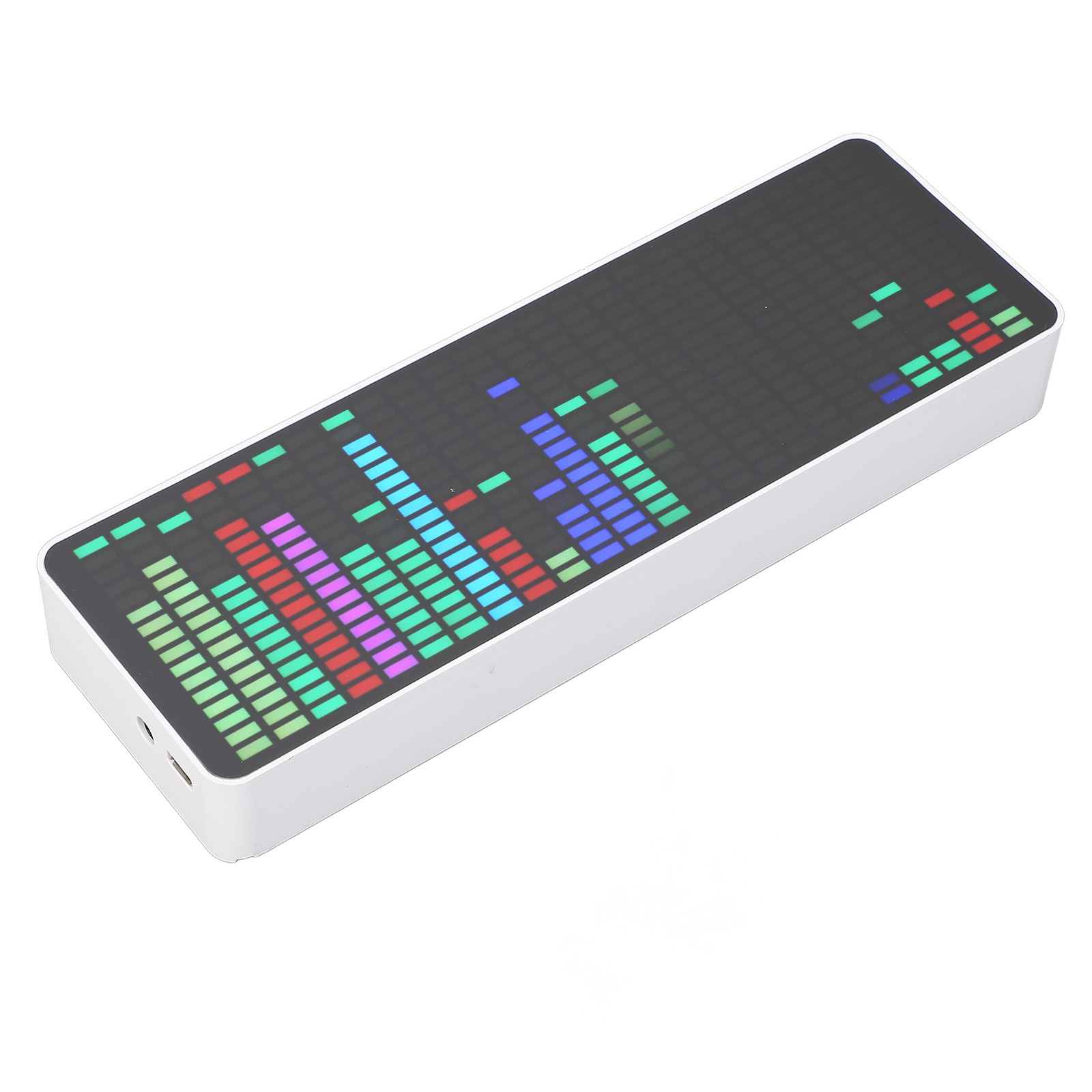LED Music Spectrum Display RGB Colorful 1624 Segment Rhythm Light Level New