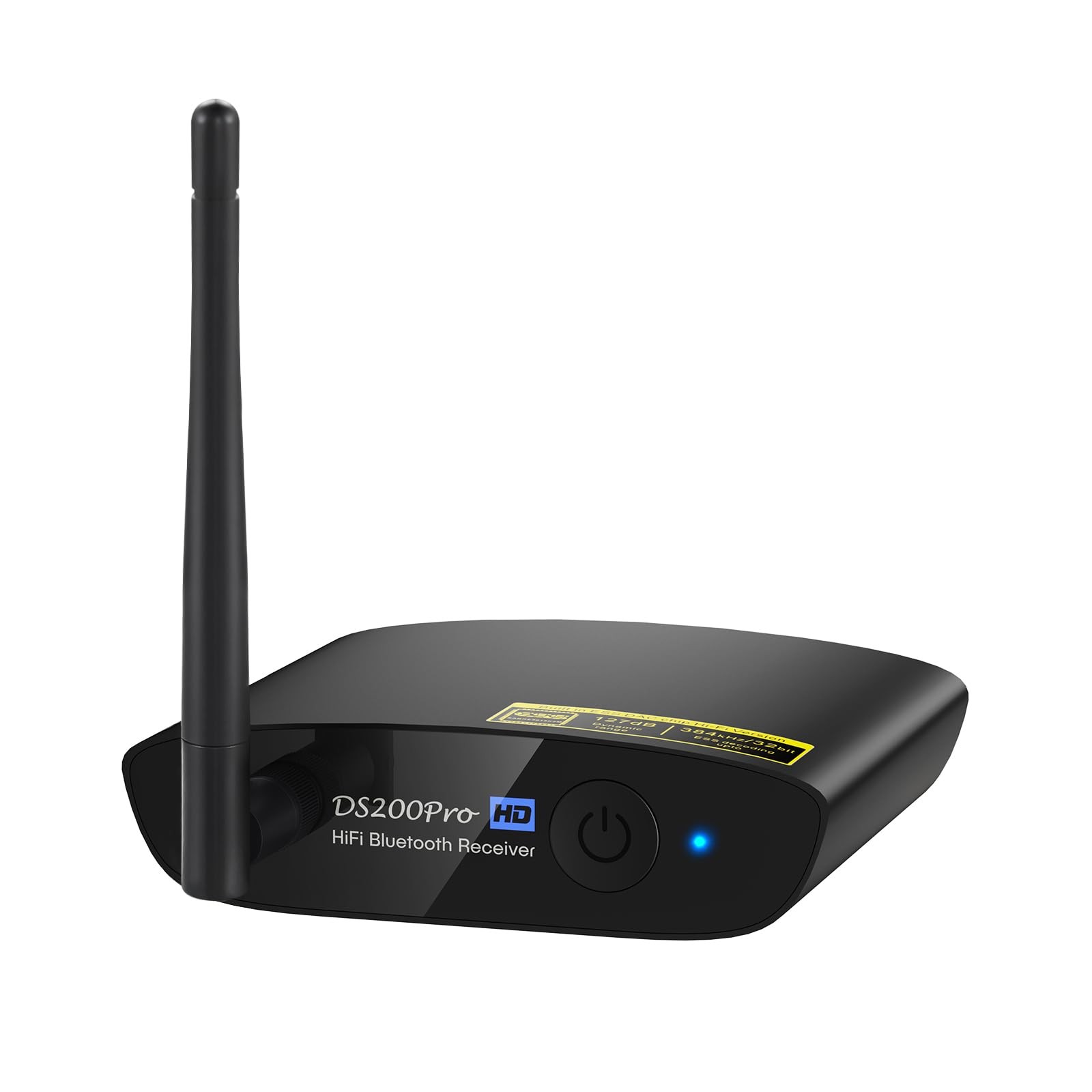 1Mii DS200Pro Bluetooth 5.3 Receiver for Home Stereo, HiFi Small, Black