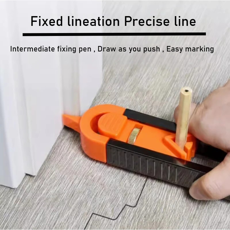 New Profile Scribing Ruler Contour Gauge with Lock Adjustable Locking Precise Wo