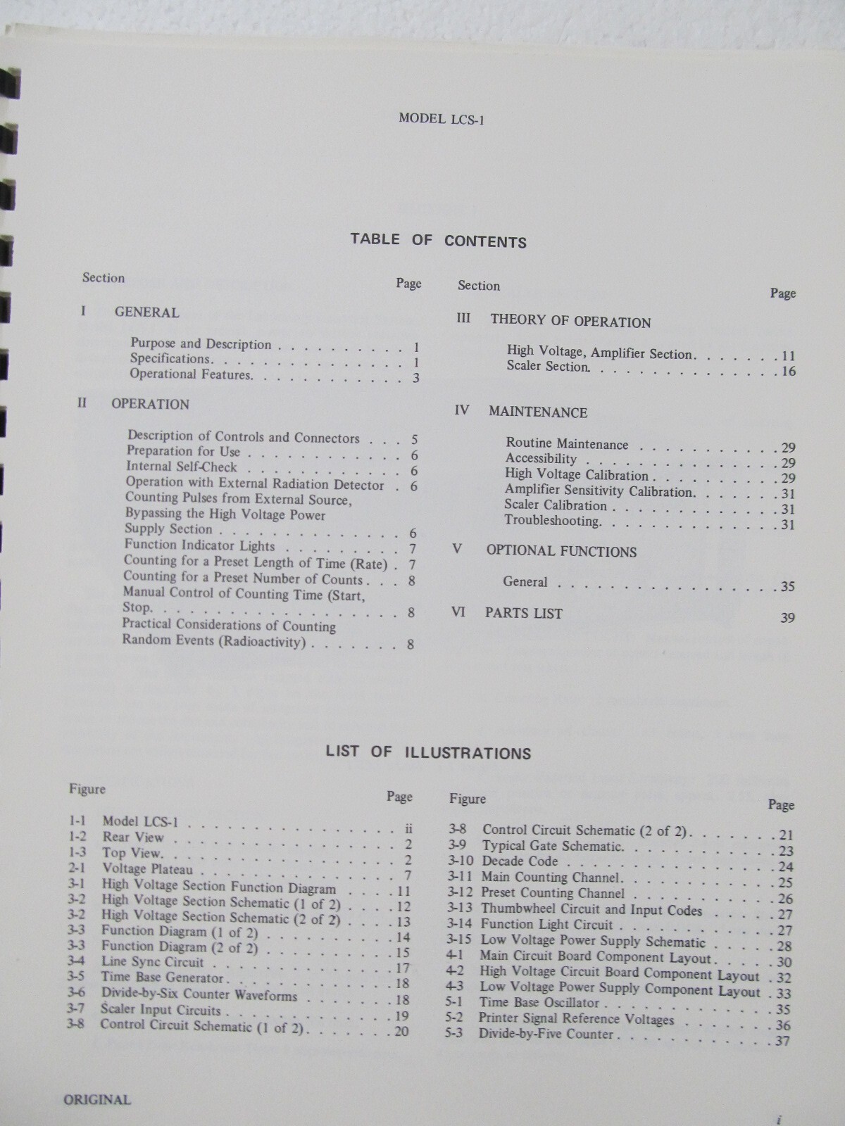 EBERLINE LABORATORY COUNTING SYSTEM LCS-1 TECHNICAL MANUAL