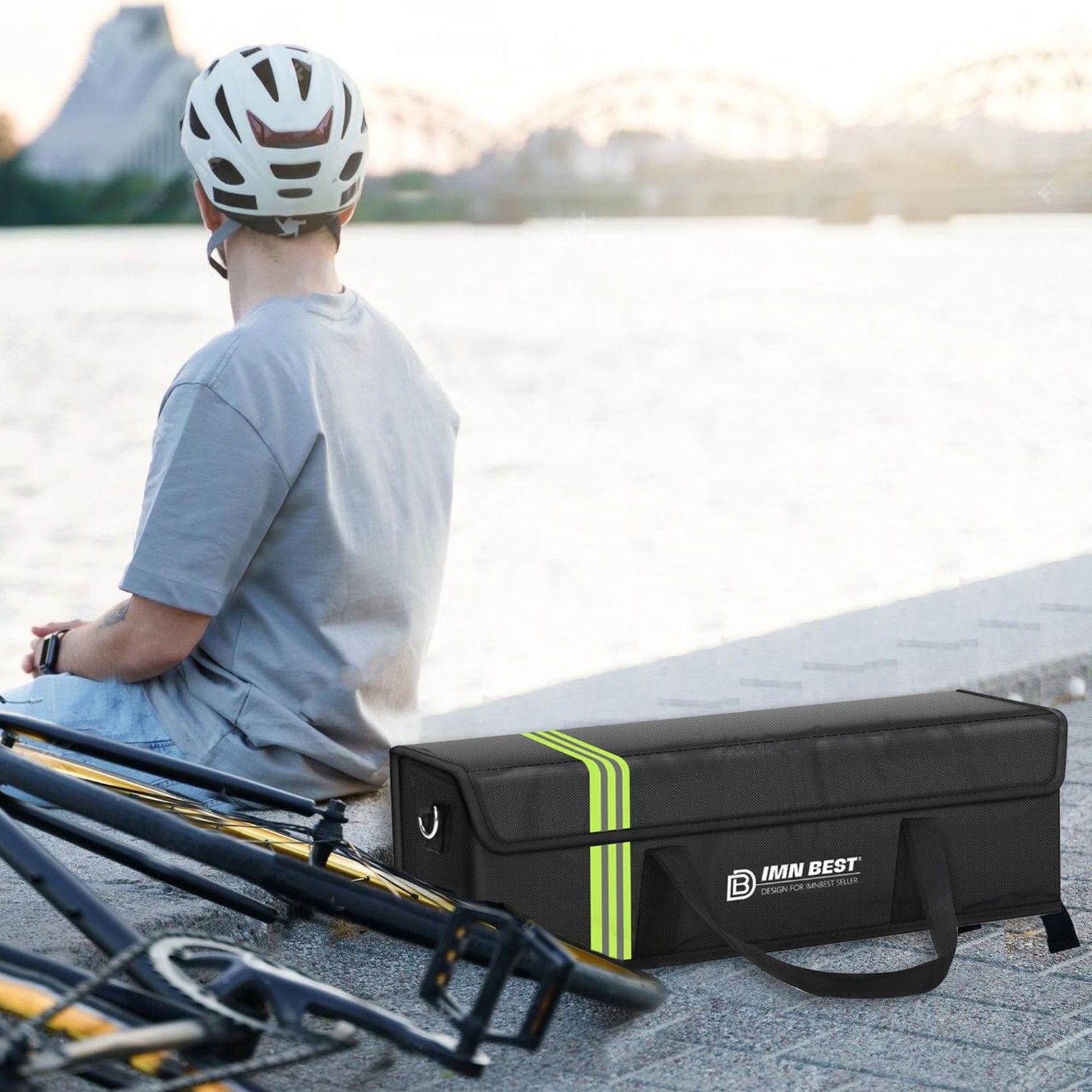 Ebike Battery Bag Fireproof, Waterproof & Explosion-Proof Lipo Safe Bag