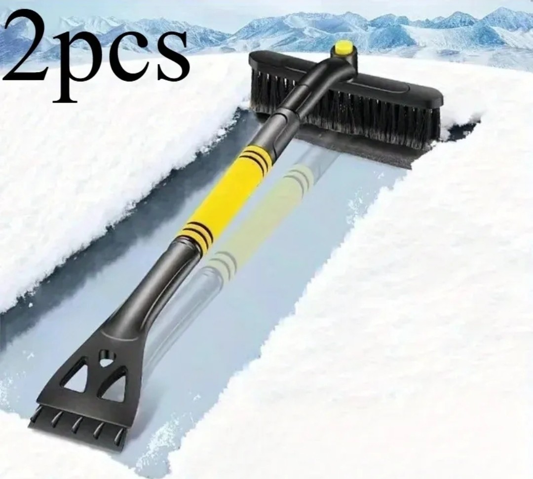 Retractable Car Snow Shovel with Brush Ice Scraper