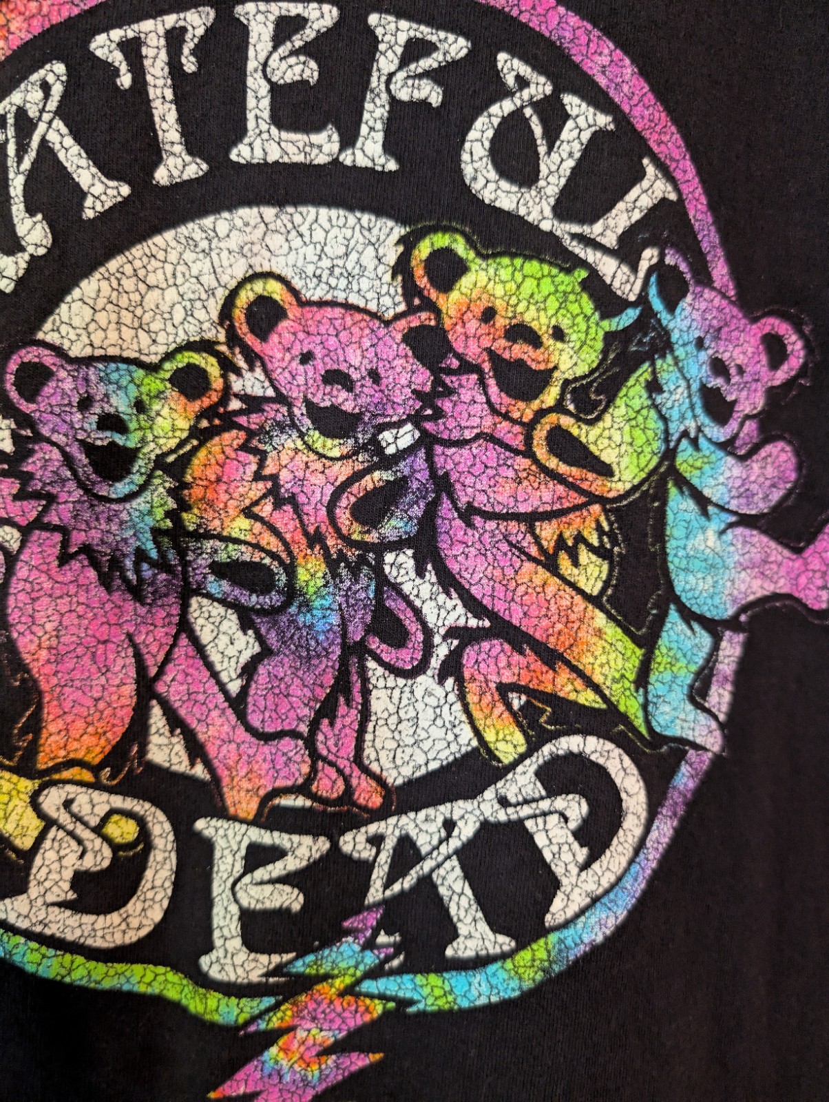 Black Grateful Dead Tshirt Small 2021 Bears Euc