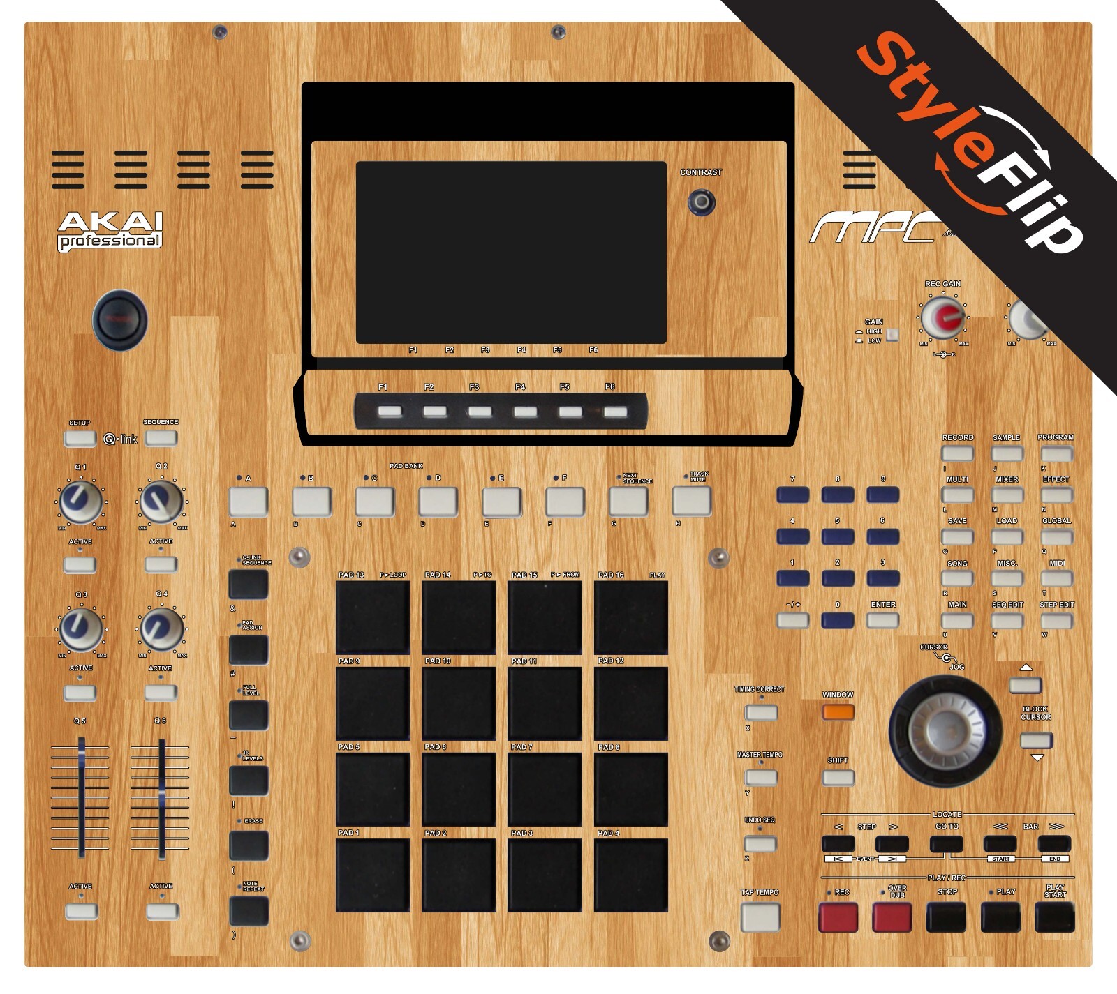 Akai MPC 4000 Skin | Wood #5 | Protective Decal | StyleFlip Skins
