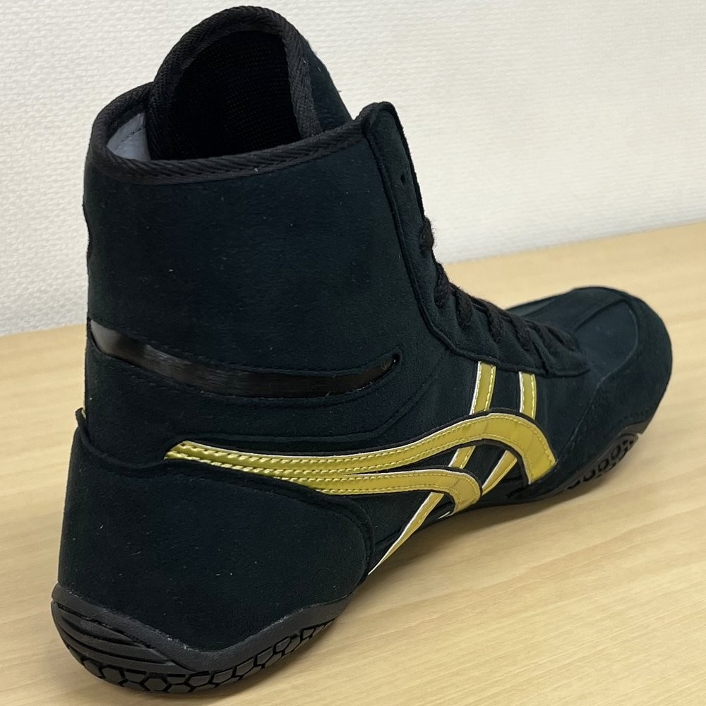 ASICS wrestling shoes 1083A001 Black x Gold x Black A504 US 11.5/28.5cm