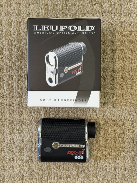 Leupold GX-3i2 Digital Laser Golf Rangefinder - Black/Silver