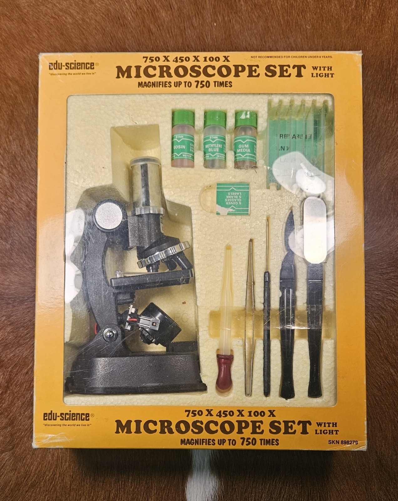 New Vintage Edu-Science Toys R Us Microscope Set