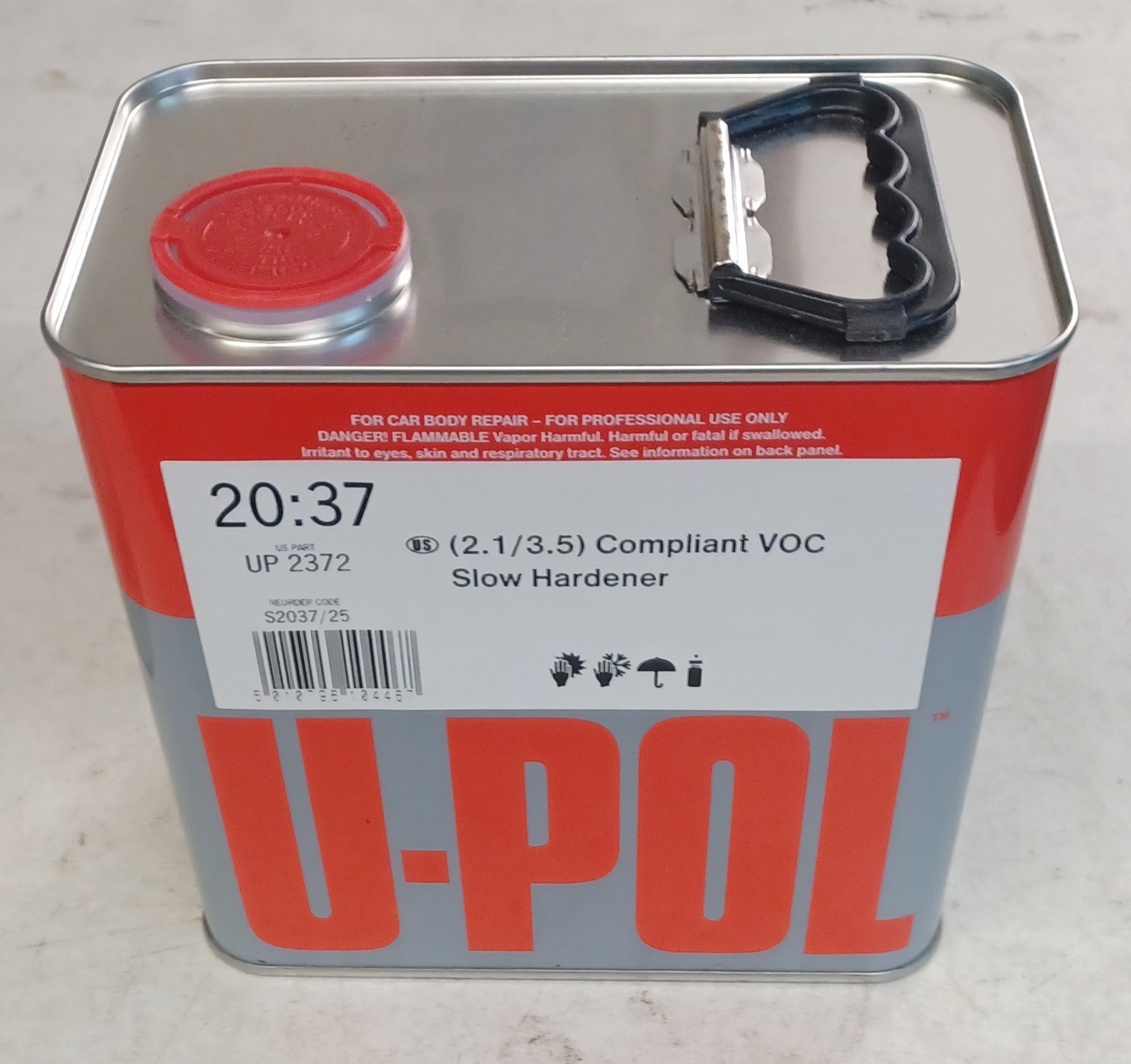 U-Pol UP2372 Slow Activator/Hardener for Primers and Clear New NOS 2.5 Liter