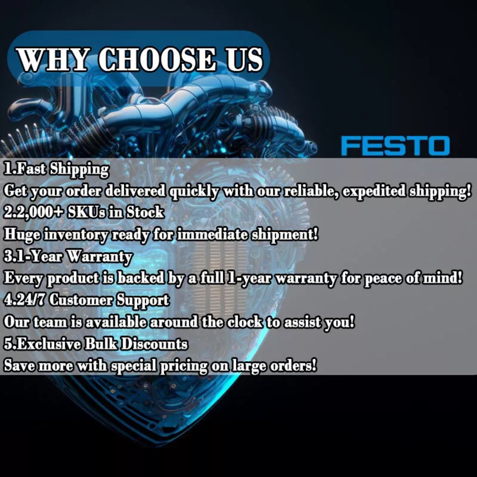 New Festo 10773 PEV-1/4-B Pressure Switch