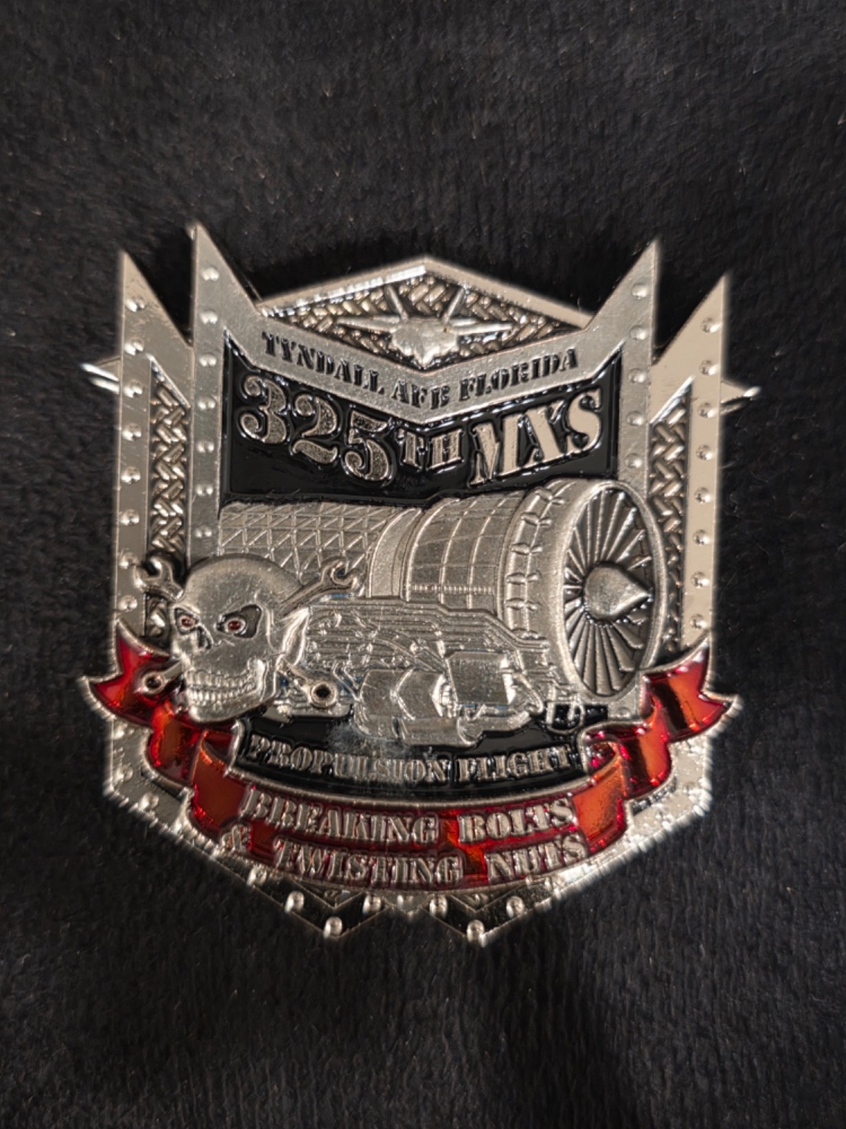 325th MXS Challenge Coin