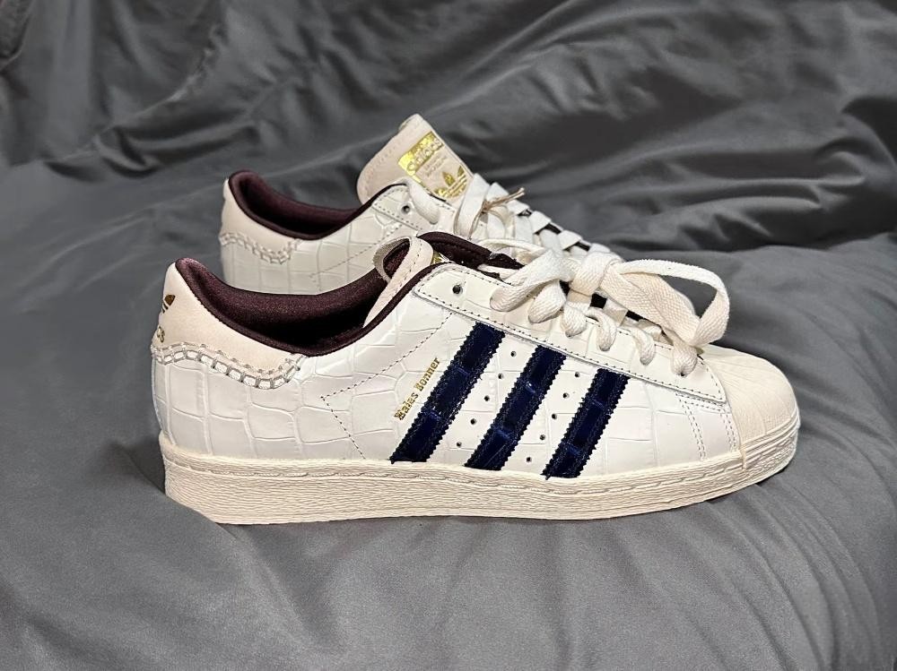 JP7161 Wales Bonner adidas Originals Superstar Wonder White Collegiate (Men's)